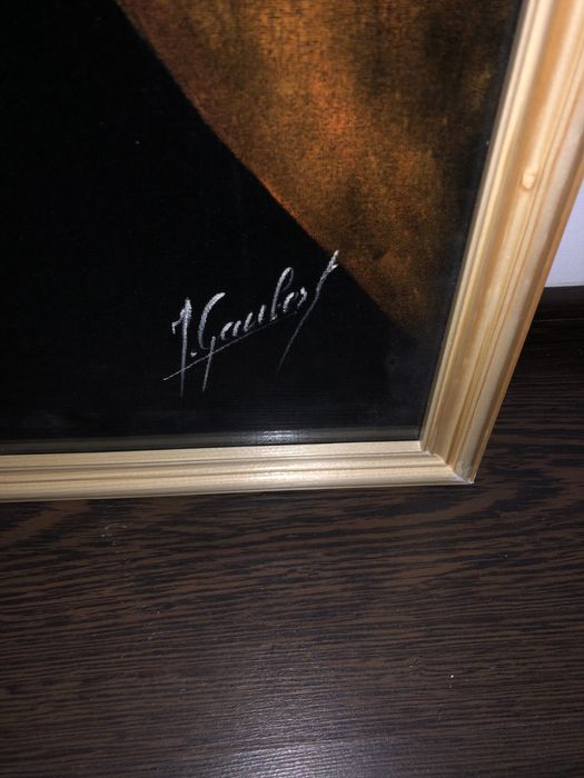 Tablou portret cal ,frezian’