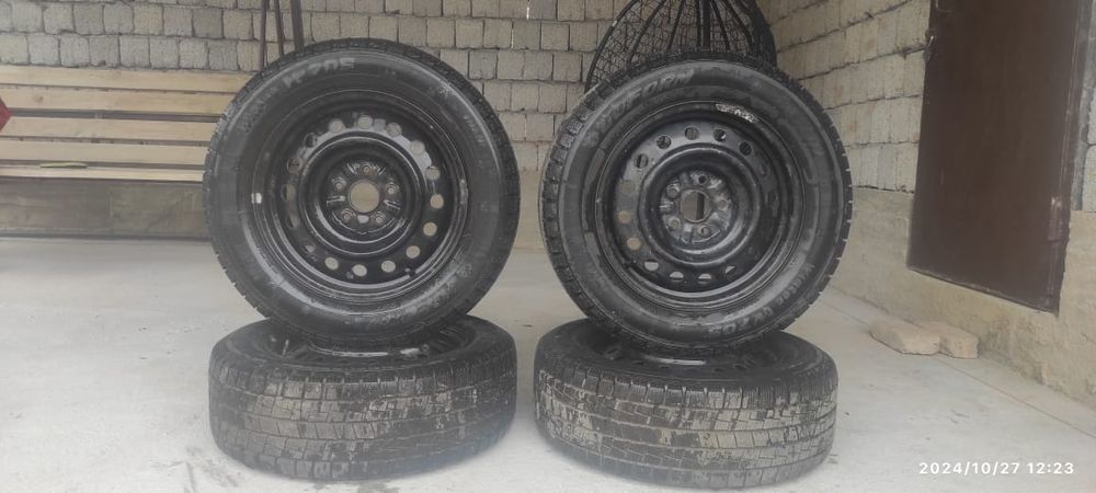 Зимный болон дисками от тайота