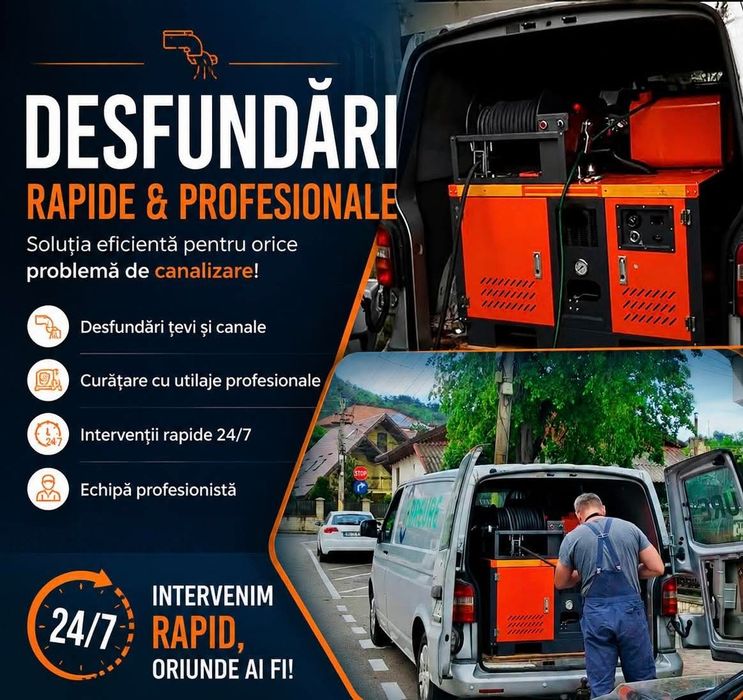 Desfundare canalizare Non-stop