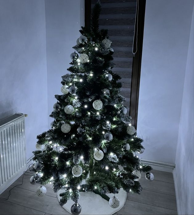 Vand brad artificial, aspen, 180 cm