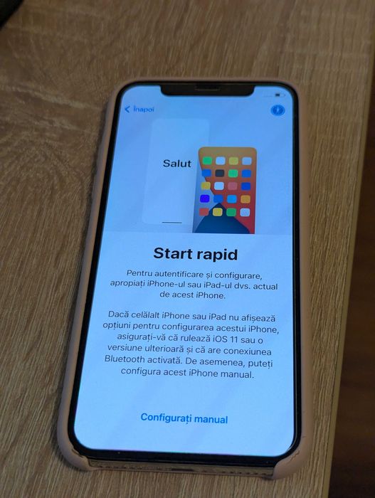 iPhone X Silver, 256 GB, stare perfectă + accesorii incluse