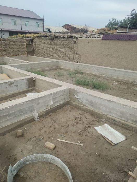 Fundament qilingan yer o'rni stoiladi