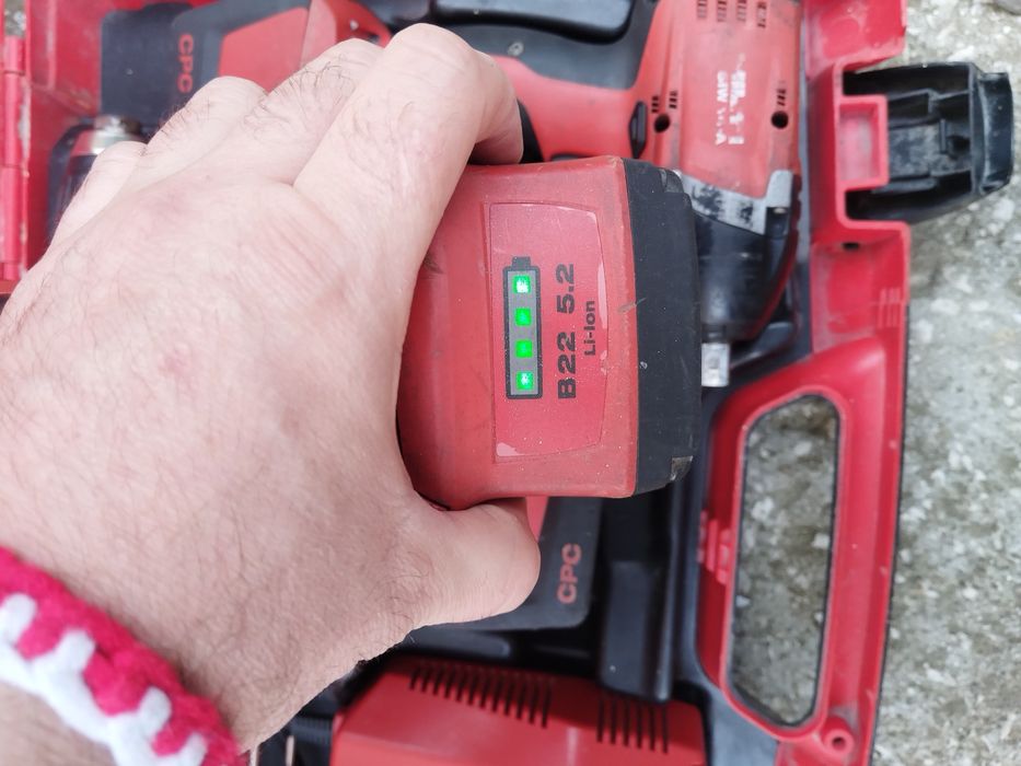 Комплект гайковерт, винтоверт и фенер хилти (Hilti)