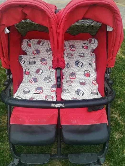 Количка за близнаци Peg Perego Book for Two + аксесоари