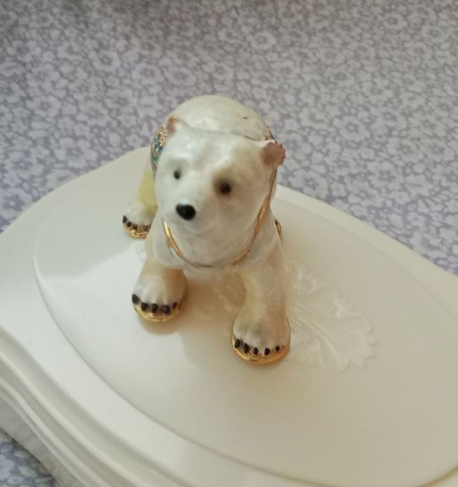 Шкатулка " Детёныш белого медведя " НОВАЯ