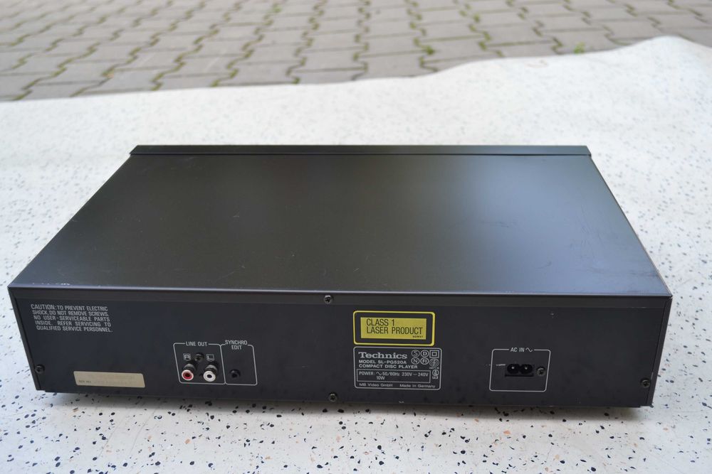 Cd player Technics SL PG 520 A