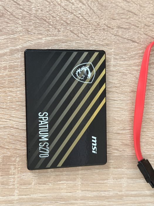Новый SSD диск MSI Spatium S270 960 GB