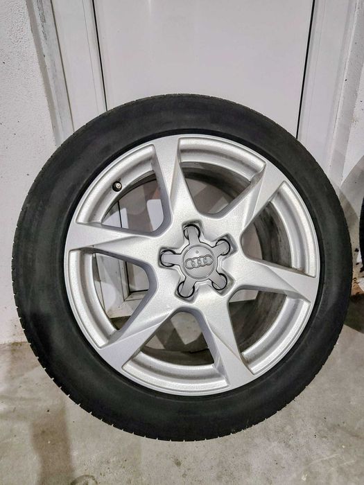 Jante originale Audi 17" + Anvelope vara noi