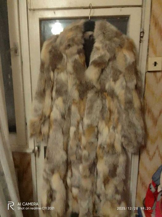 Луксозни кожени палта - сребърна лисица и норка