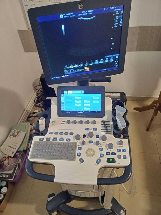 Ecograf stationar GE Logiq F6 cu trei sonde in stare excelenta