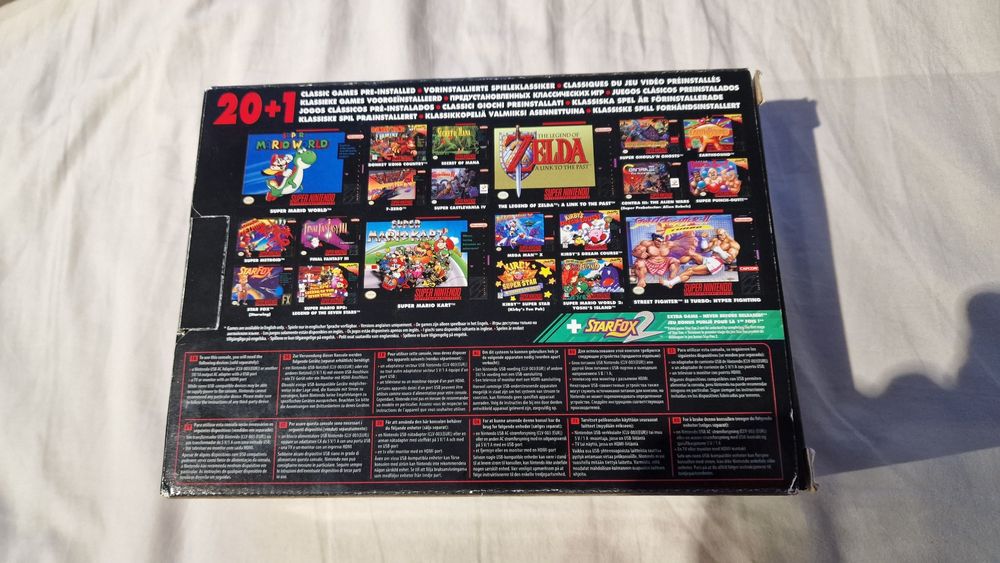 Consolă Super Nintendo (SNES) Classic Mini - Originală Nintendo - Ca Nouă