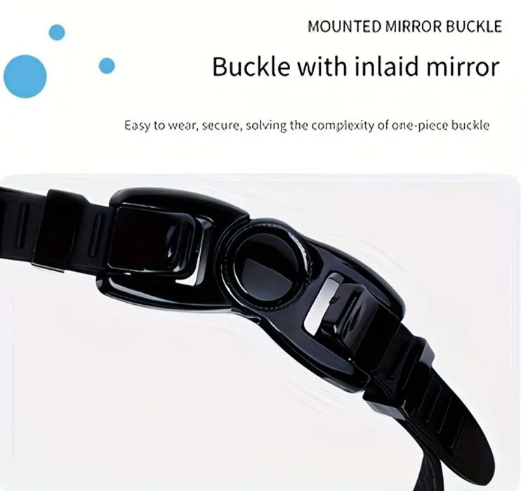 Ochelari de înot profesionali anti-aburire, cu dopuri de urechi atașat