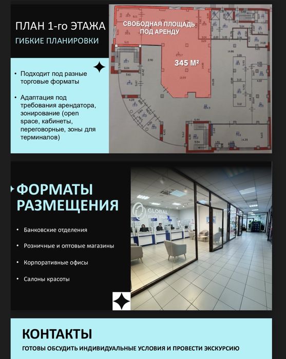 Аренда помещении