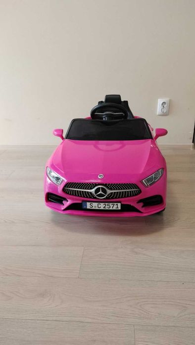 Акумулаторна Розова Кола Мерцедес + Батерия и Дистанционно управление