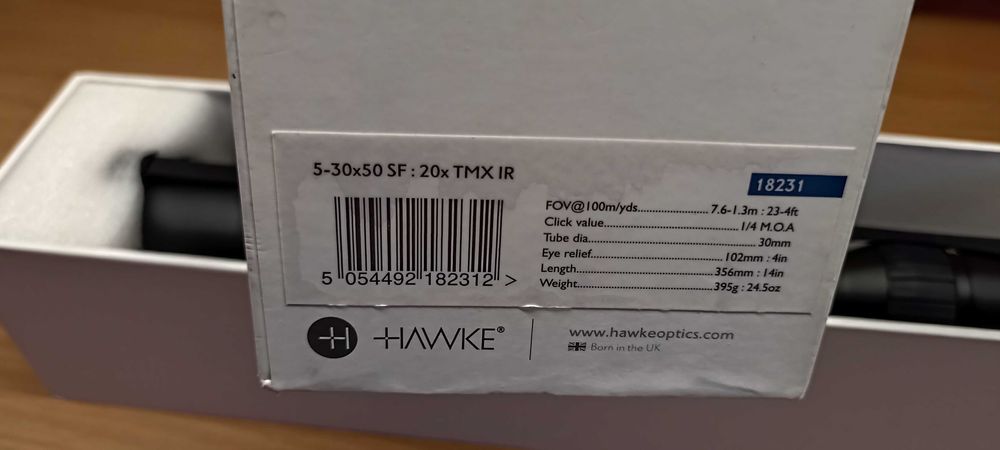 Продавам  оптика Hawke Frontier 5-30x50 SF