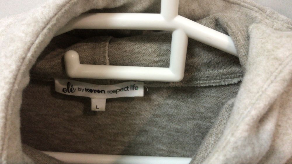 Серый бомбер -размер L