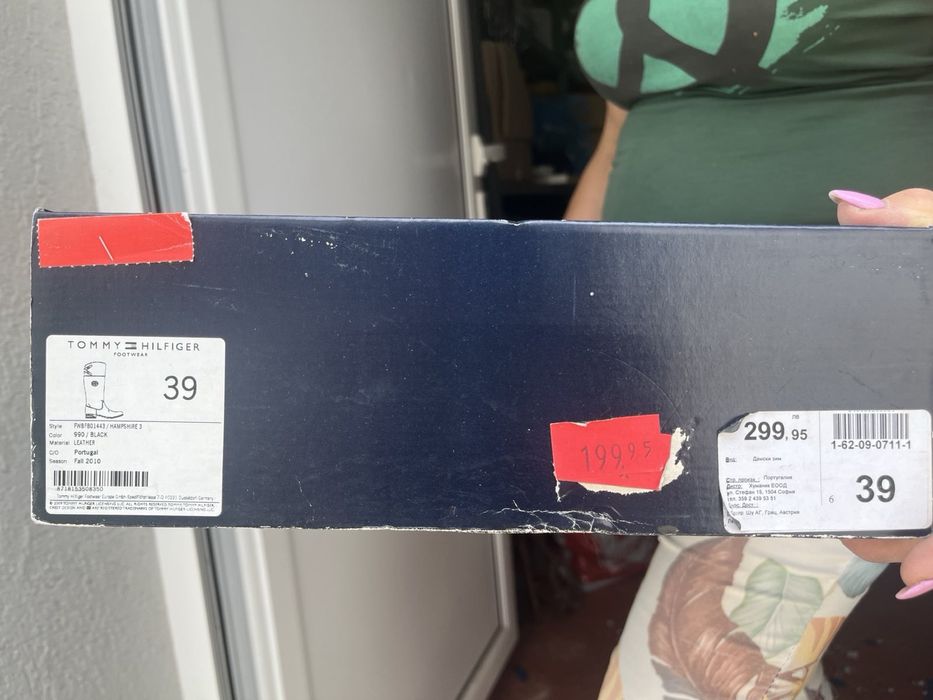 Tommy Hilfiger ботуши 39 номер