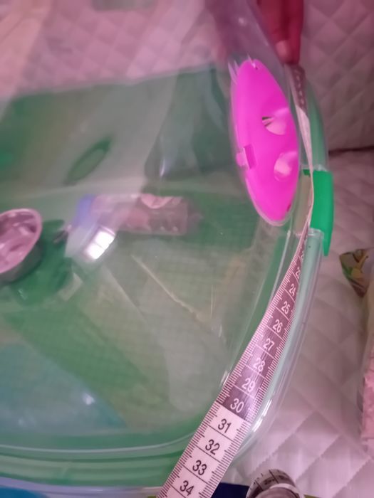 Cușcă hamsteri de plastic rezistent