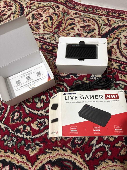 Avermedia va perexodnik (strim qilish uchun)