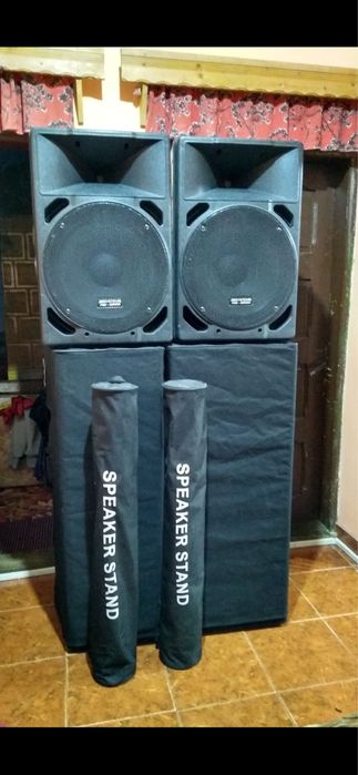 Mixer activ yamaha si boxe pasive 15”