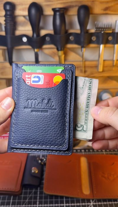 кожа, кошелёк, картхолдер