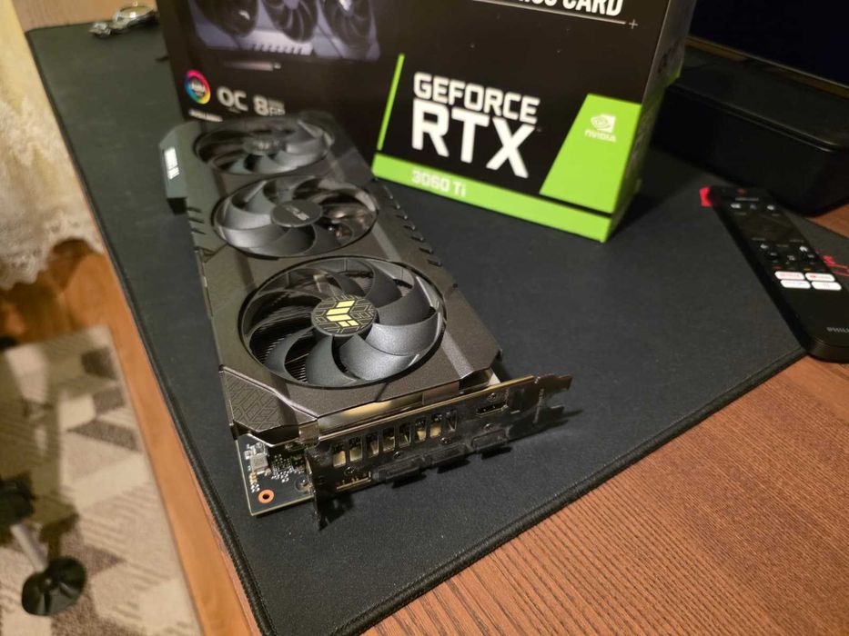 Placa video ASUS GeForce RTX 3060TI TUF GAMING, 8GB GDDR6X, 256-bit