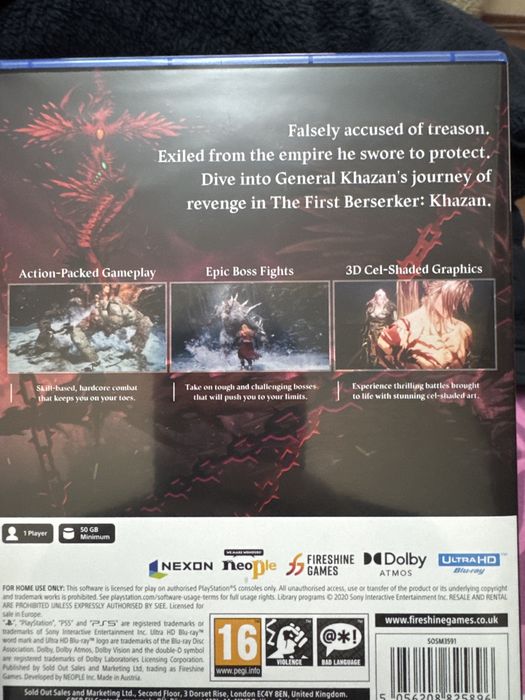 Khazan the first berserker PS5