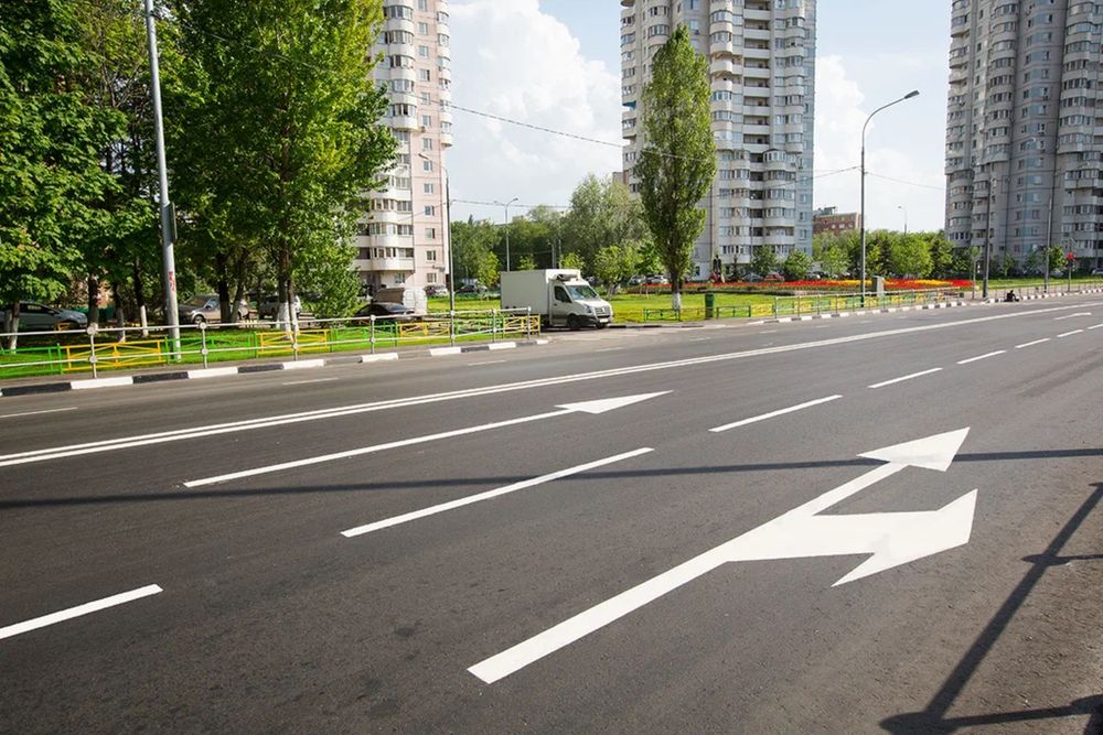 Дорожний Разметка В Ташкенте. Yo'lga Chizish