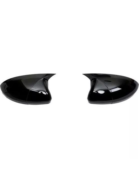 Capace oglinzi Seat Leon 2 MK2 Ibiza 4 MK4 model Batman negru lucios