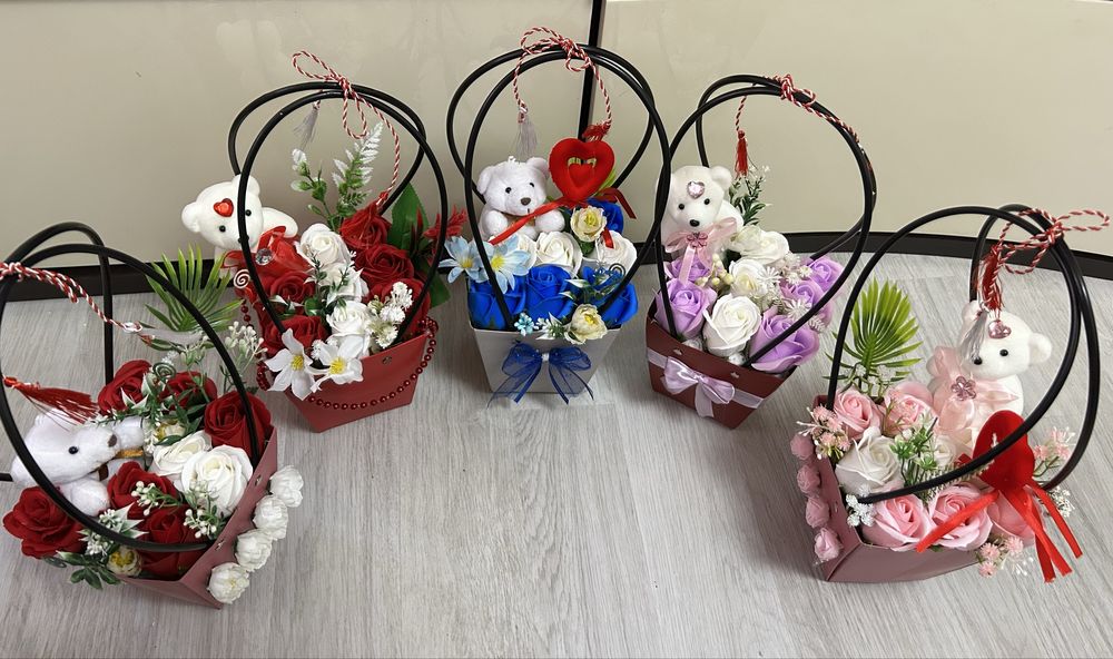 Aranjamente trandafiri sapun