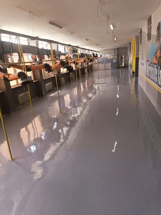 Полимерный пол краска для бетон