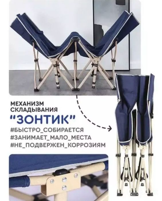 Раскладушка туристическая