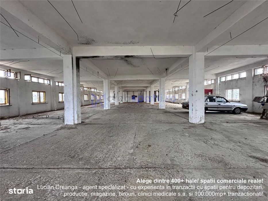 Hala, spatiu comercial, vad, de la 423mp la 1744mp, Vama Albita