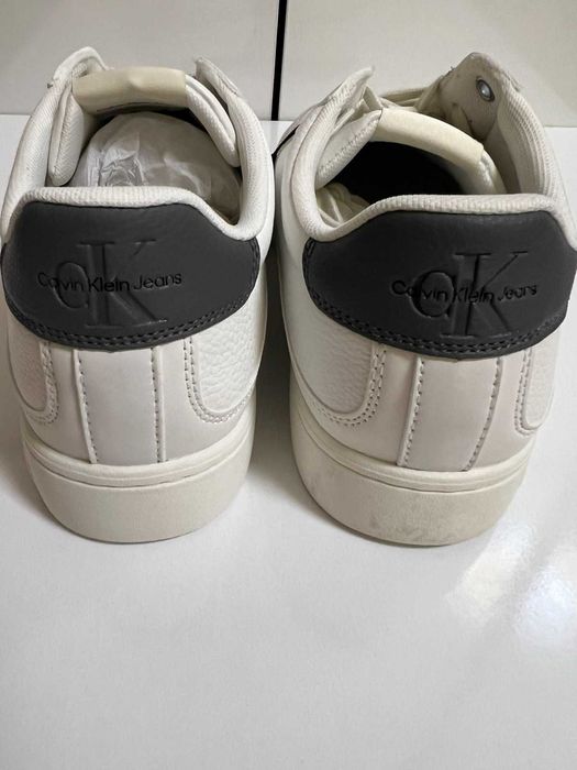 Нови мъжки маратонки CALVIN KLEIN - Toothy Runner, кожени, 42, 43, 44