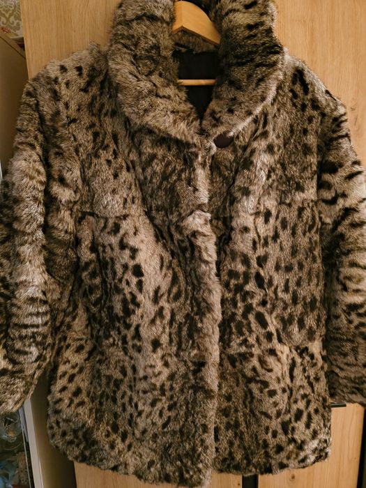 Дамско палто от естествен косъм