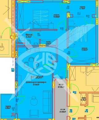 Тристаен апартамент в Меден Рудник 1047 - 30345