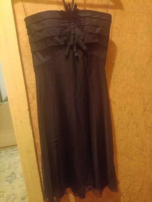 Дизайнерское платье Max Mara синее коктельное выпускное может быть