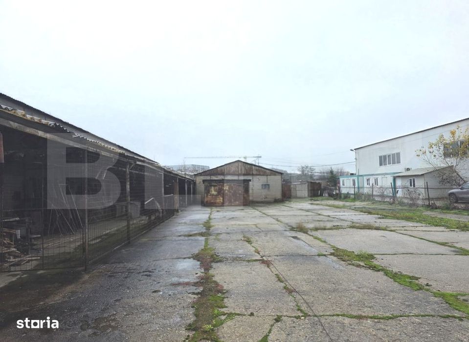Teren 2.412 mp, hala 600 mp – front 32.5 m, zona Centura