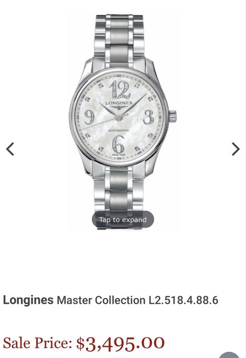 Longines Master Collection Diamante Automatic
