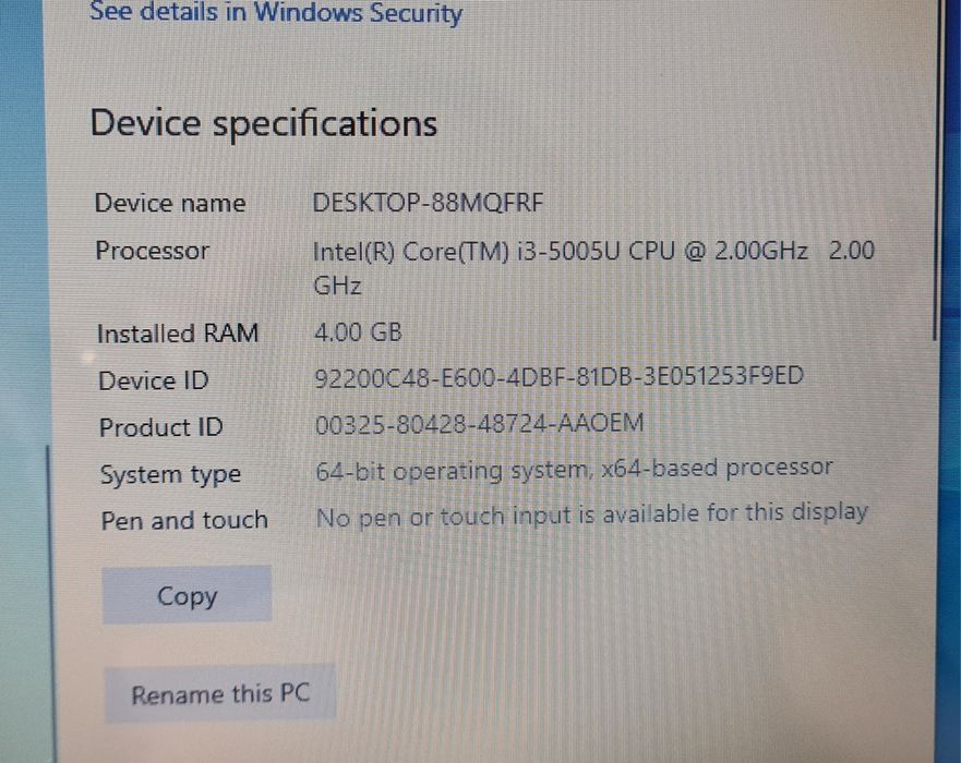 Lenovo IdeeaPad 100-15IBD
Model IdeaPad 100-15IBD