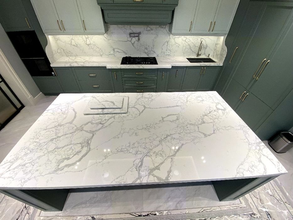 Искусственный камень столешницы,акрил,кварц, установка бесплатно