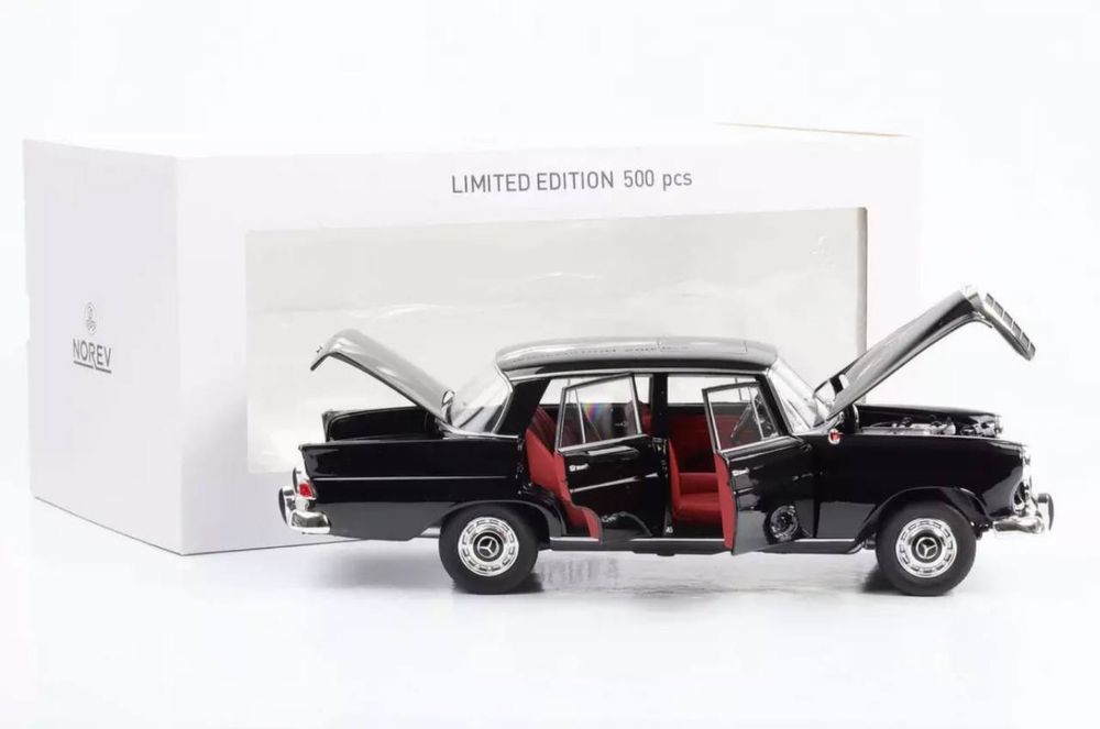 Mercades-Benz 190 D W110 Heckflosse 1964 Black Norev Limitid 1:18