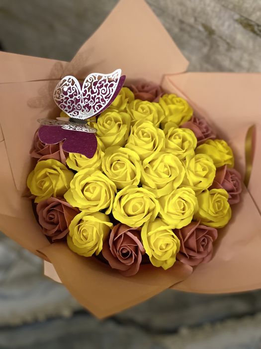 Buchet trandafiri de săpun cadoul perfect! Facem și pe comandă