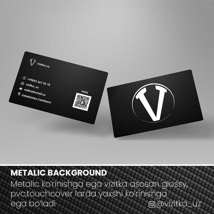 Vizitka sifatli va arzon narxda Yetkazib berish bepul