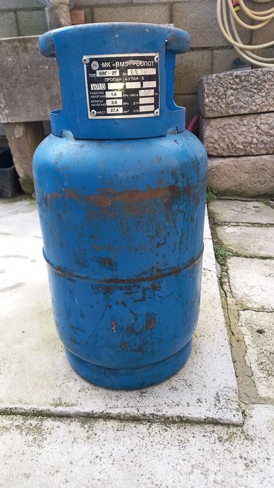 Газова бутилка синя