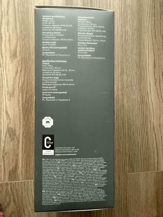 Casti wireless Gaming Logitech G535 Noi