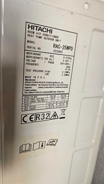 Електроника от външно тяло на климатик Hitachi RAC-25WPD