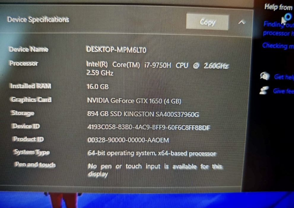 Laptop gaming lenovo y540