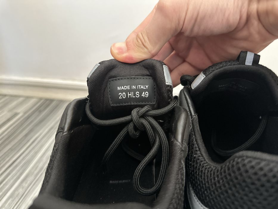 Dior B22 trainers black reflective 30.5 cm