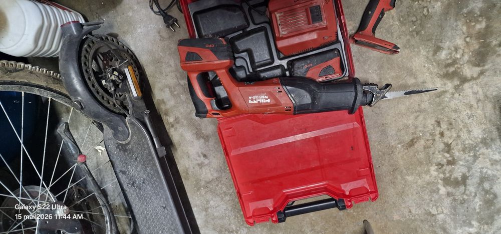 Filetate si fierăstrău sabie Hilti  se vând numai împreună tot ce se vede în poze